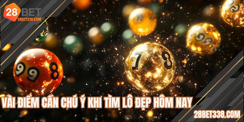 Vài điểm cần chú ý khi tìm lô đẹp hôm nay